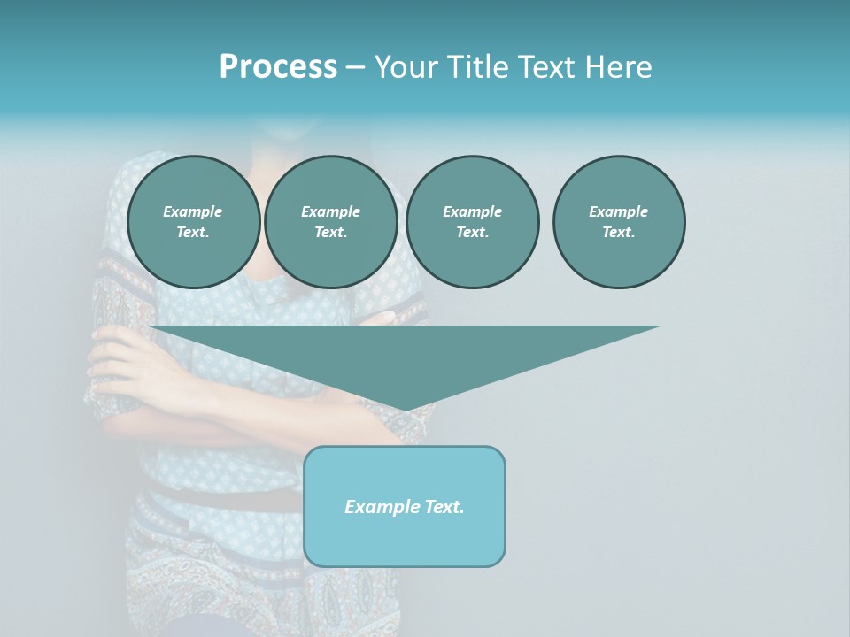 Trategy Office Figure PowerPoint Template