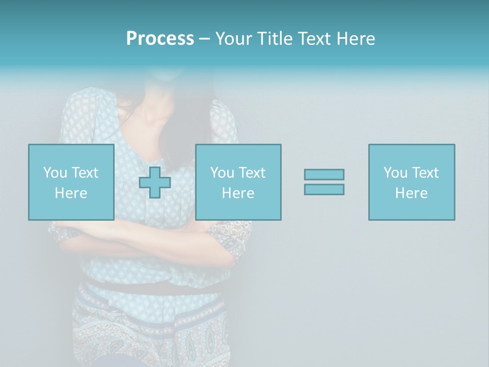 Trategy Office Figure PowerPoint Template