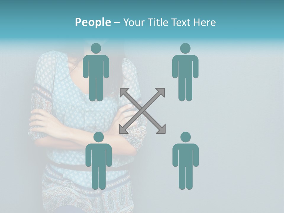 Trategy Office Figure PowerPoint Template
