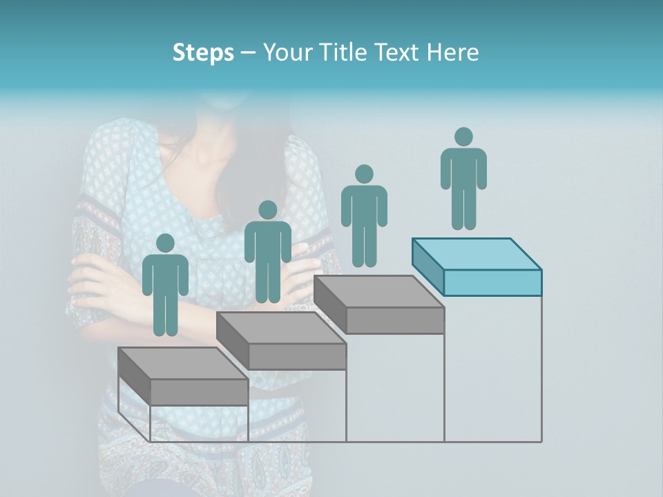 Trategy Office Figure PowerPoint Template