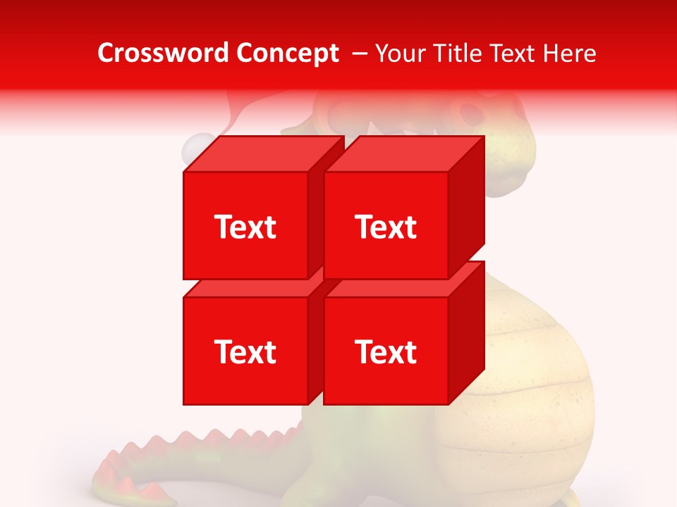 Isolated Claus Funny PowerPoint Template