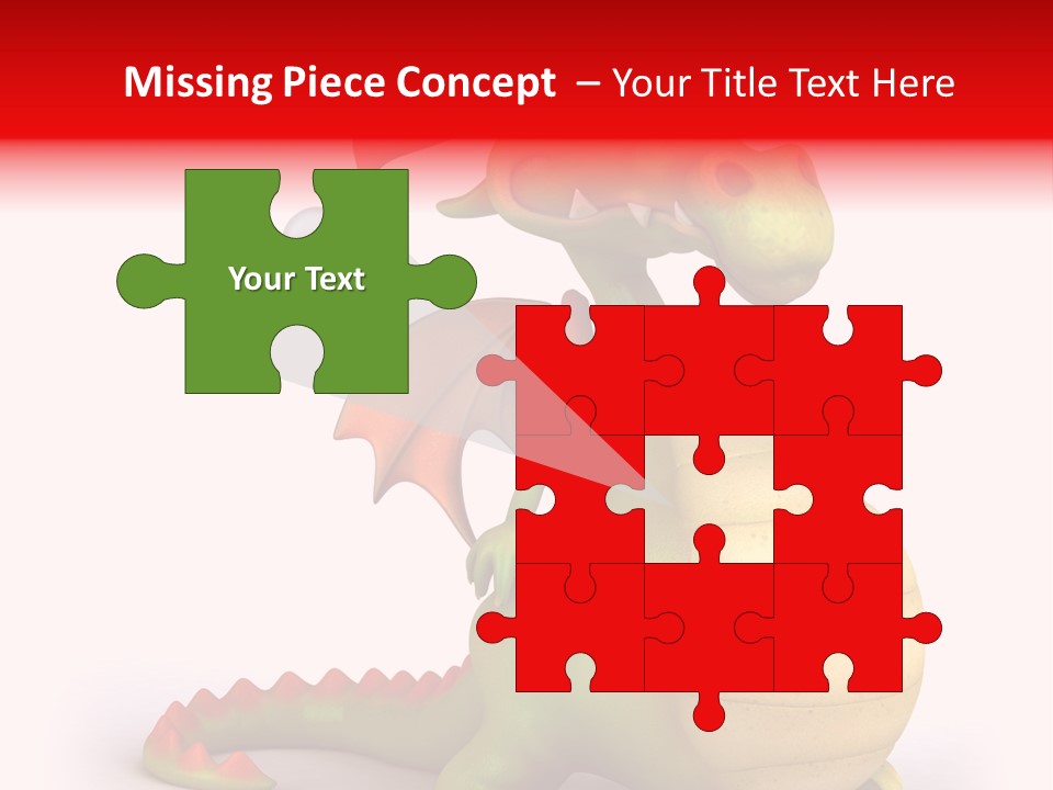 Isolated Claus Funny PowerPoint Template