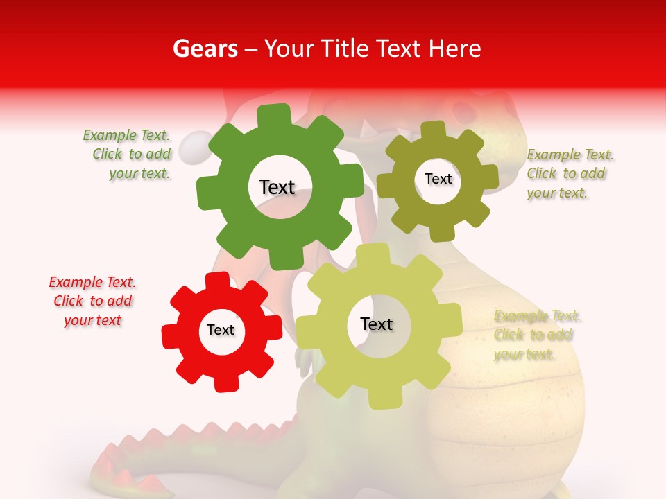 Isolated Claus Funny PowerPoint Template