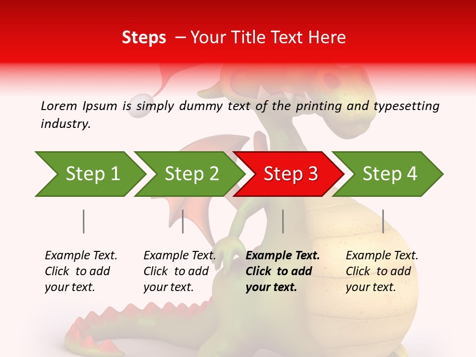 Isolated Claus Funny PowerPoint Template