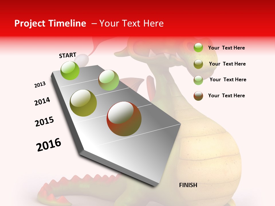 Isolated Claus Funny PowerPoint Template