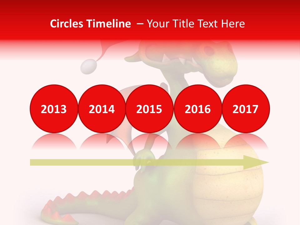 Isolated Claus Funny PowerPoint Template