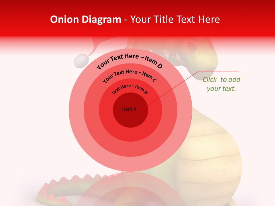 Isolated Claus Funny PowerPoint Template