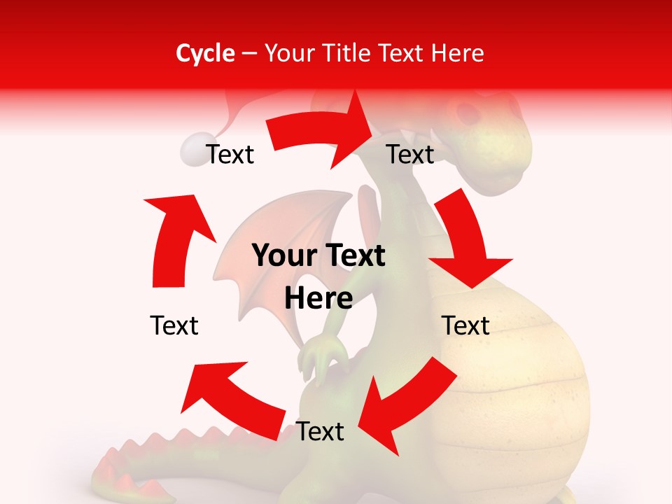 Isolated Claus Funny PowerPoint Template