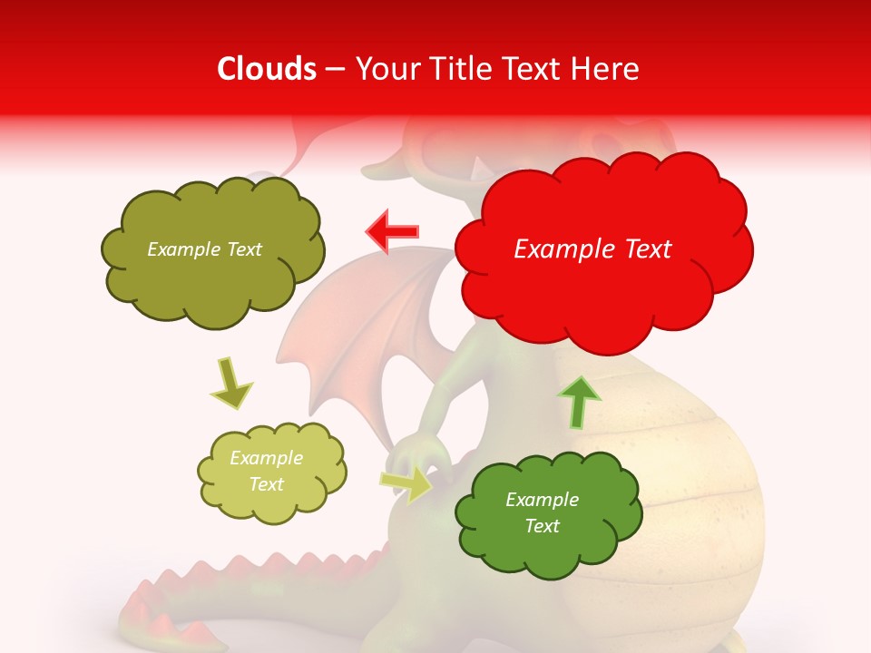 Isolated Claus Funny PowerPoint Template