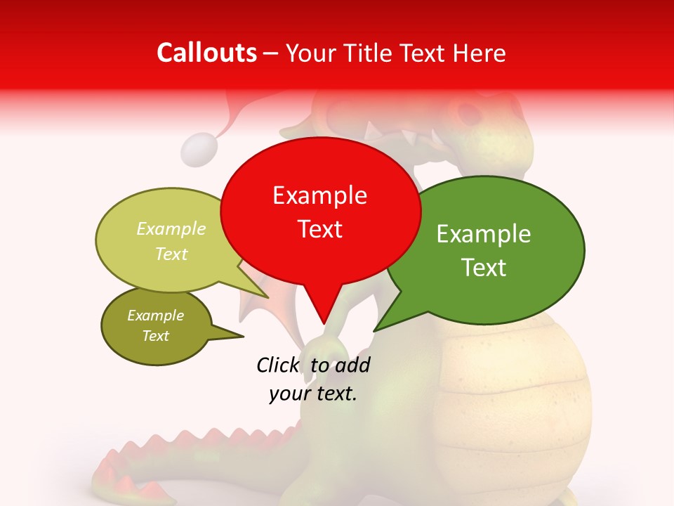 Isolated Claus Funny PowerPoint Template