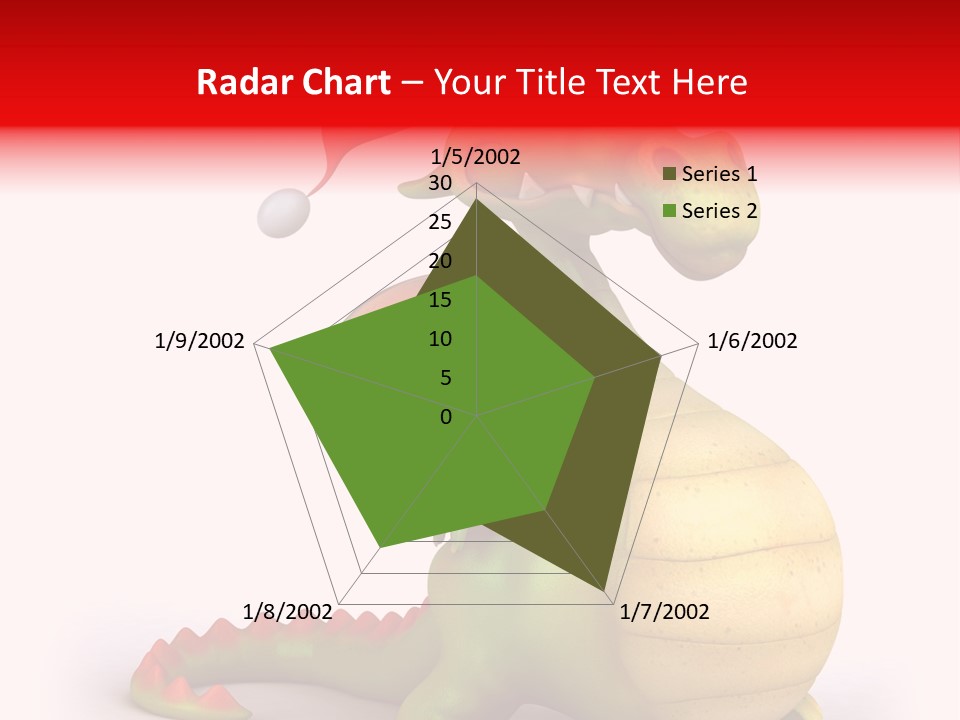 Isolated Claus Funny PowerPoint Template