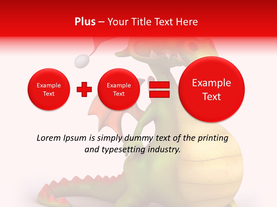 Isolated Claus Funny PowerPoint Template