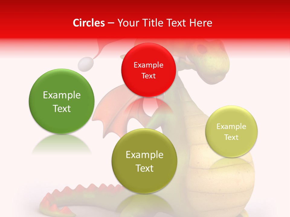 Isolated Claus Funny PowerPoint Template