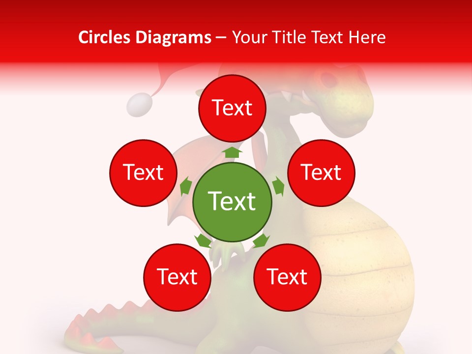 Isolated Claus Funny PowerPoint Template