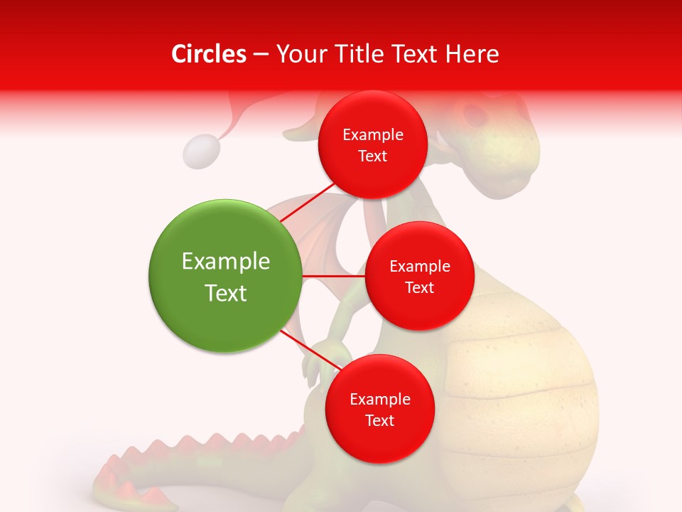 Isolated Claus Funny PowerPoint Template