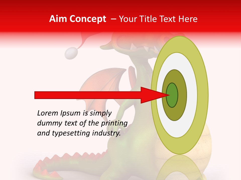 Isolated Claus Funny PowerPoint Template