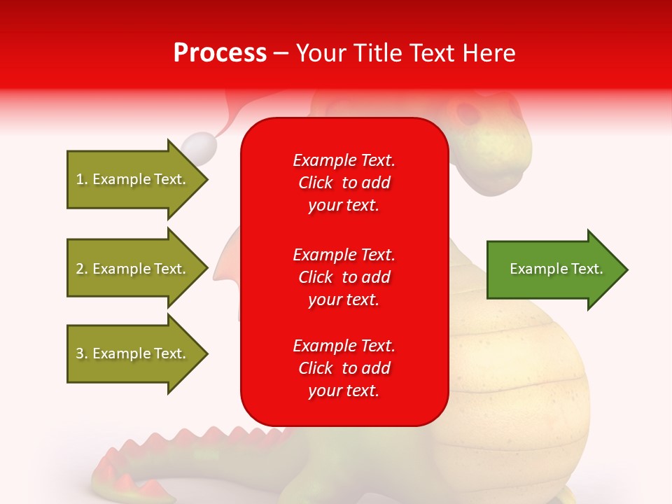 Isolated Claus Funny PowerPoint Template
