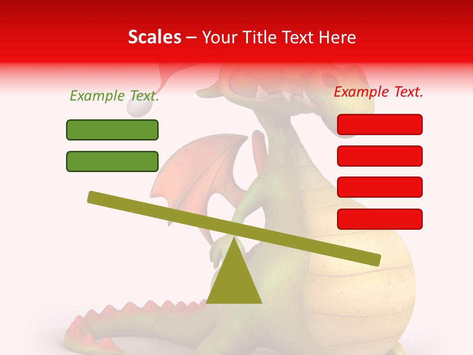 Isolated Claus Funny PowerPoint Template