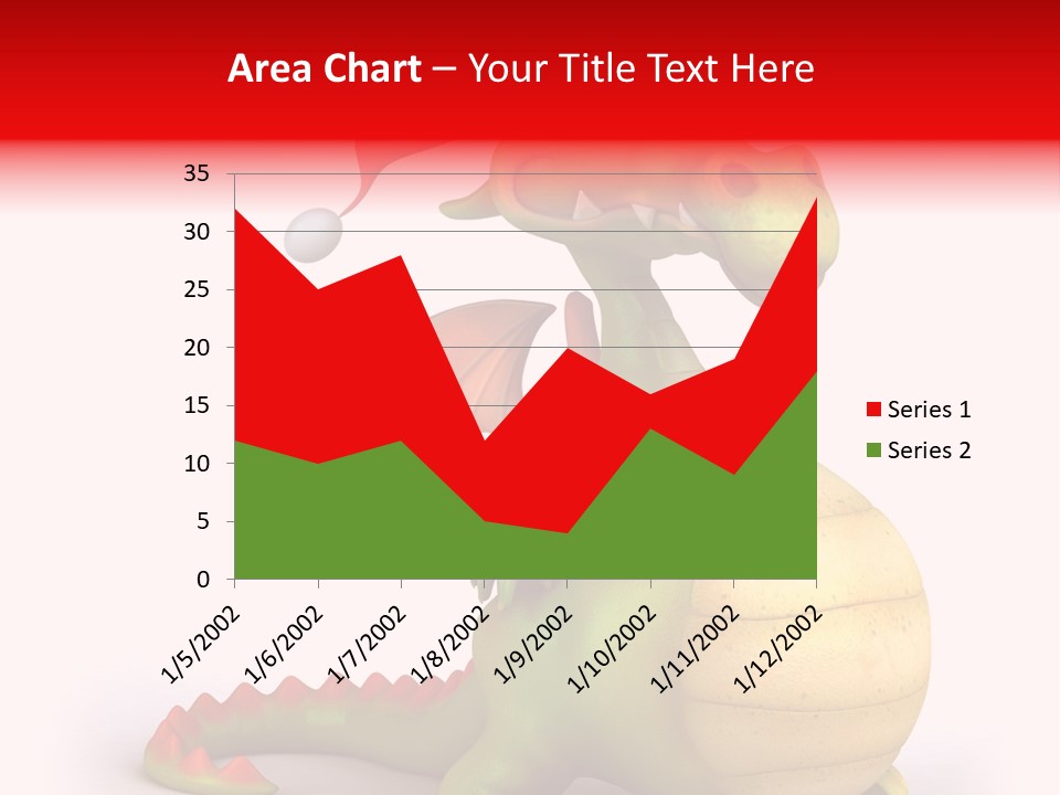 Isolated Claus Funny PowerPoint Template