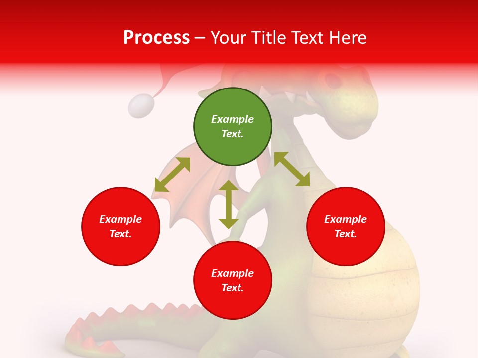 Isolated Claus Funny PowerPoint Template