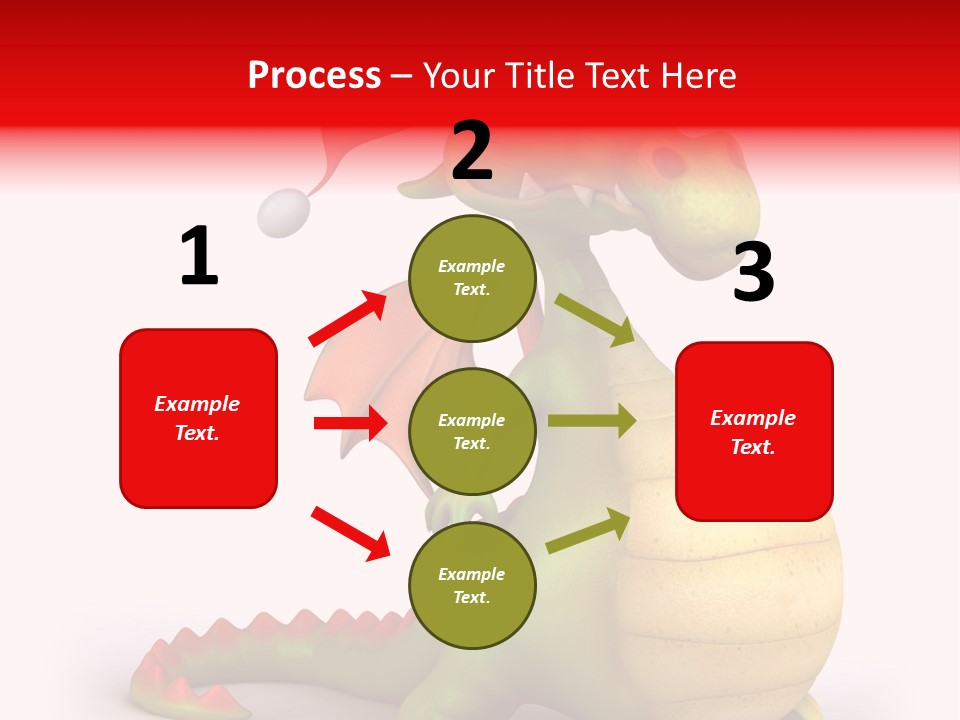 Isolated Claus Funny PowerPoint Template