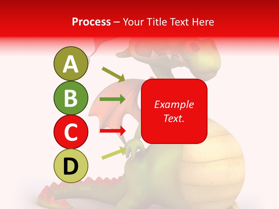 Isolated Claus Funny PowerPoint Template