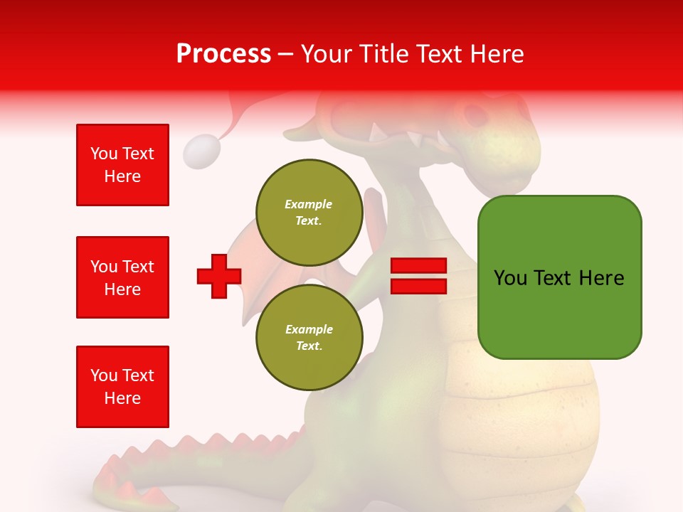 Isolated Claus Funny PowerPoint Template