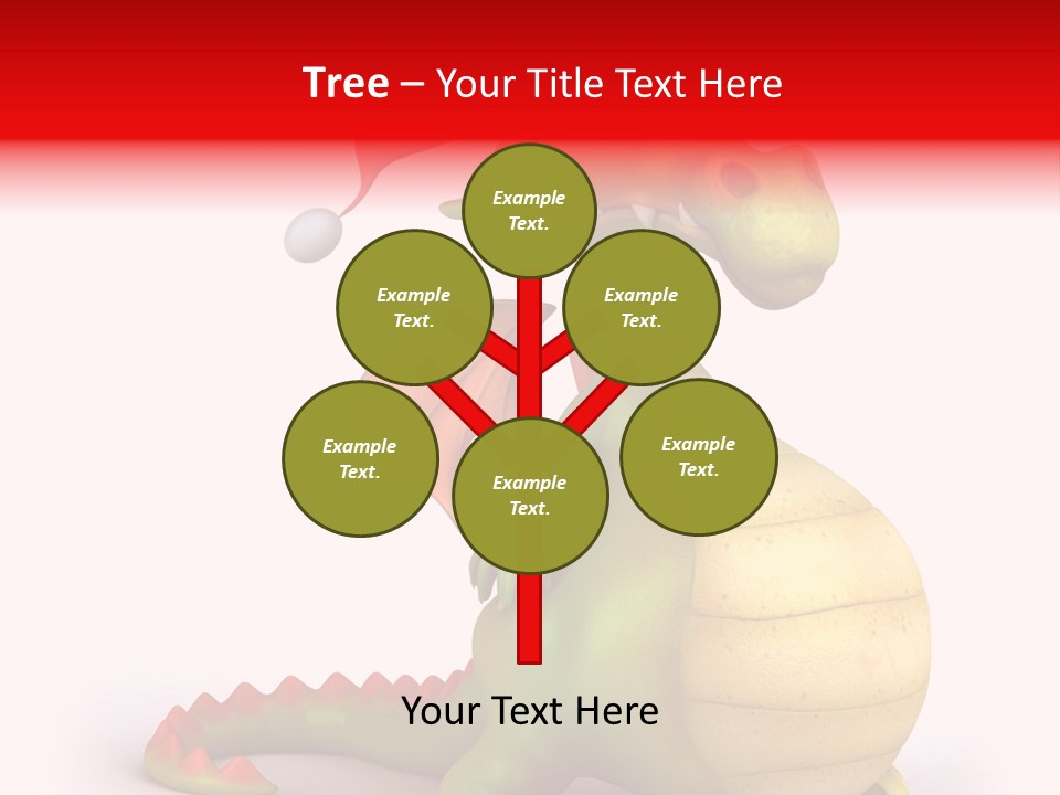 Isolated Claus Funny PowerPoint Template