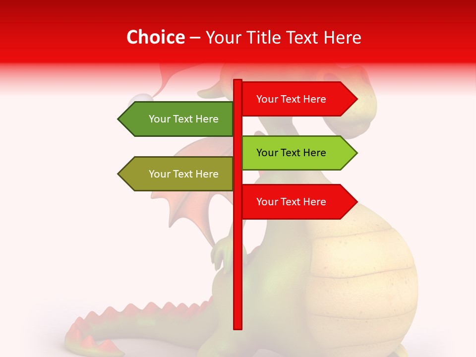 Isolated Claus Funny PowerPoint Template