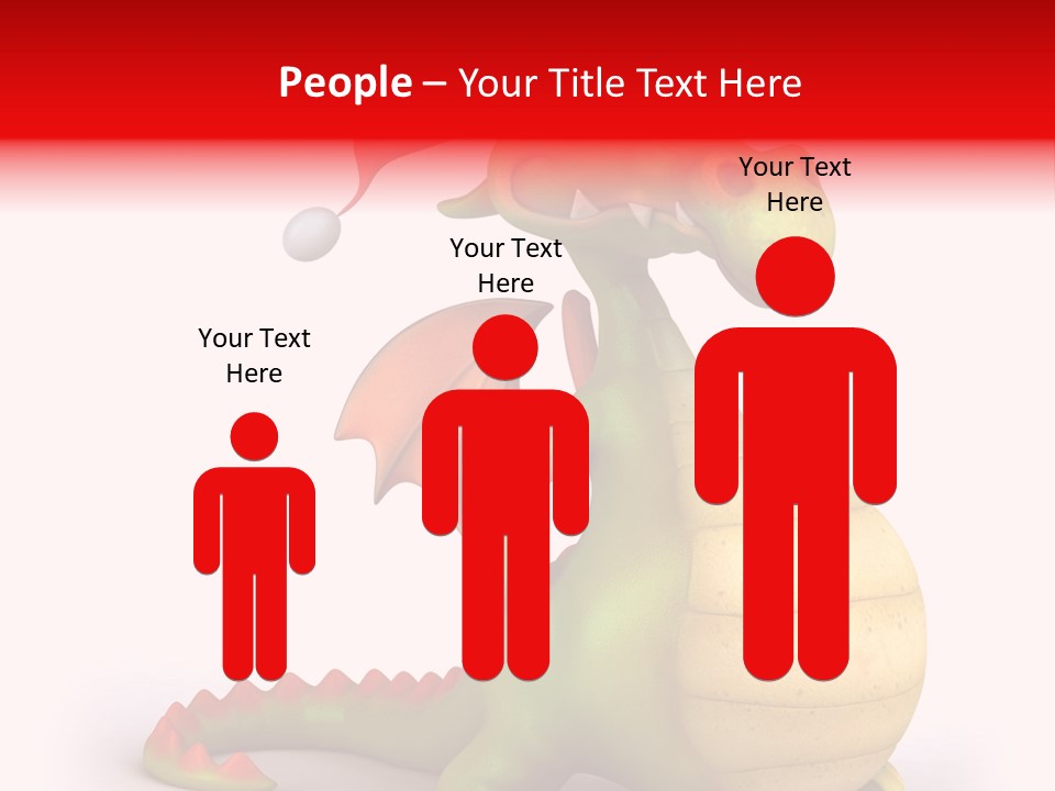 Isolated Claus Funny PowerPoint Template