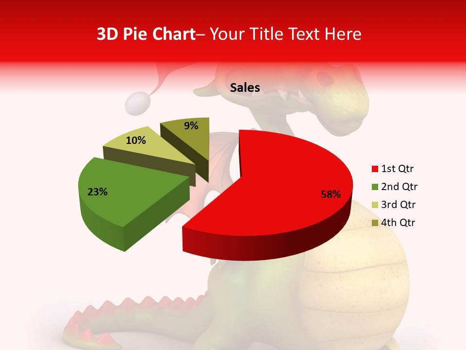 Isolated Claus Funny PowerPoint Template