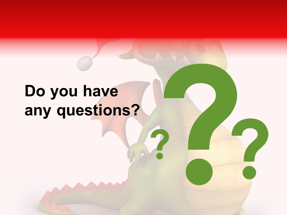 Isolated Claus Funny PowerPoint Template