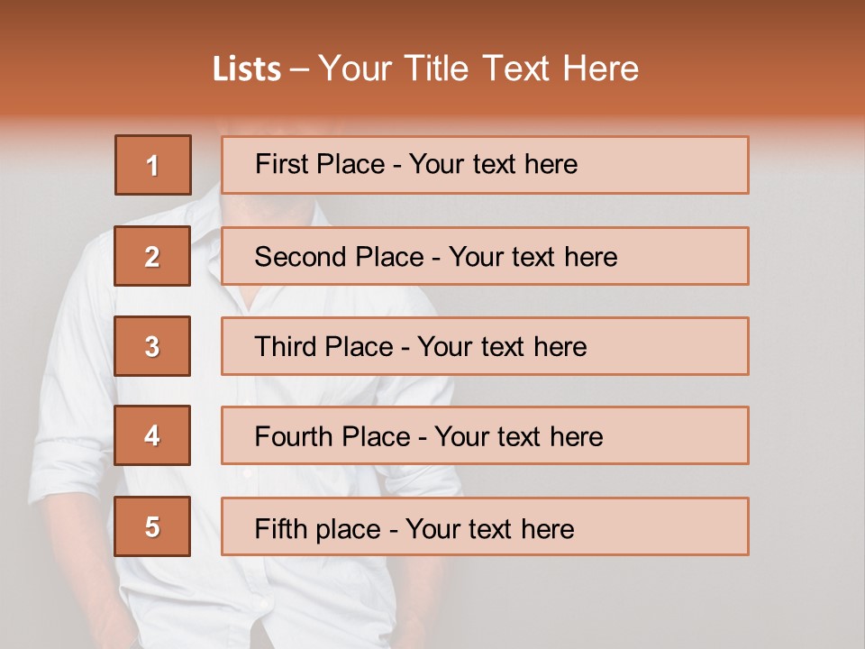Chair Human Communication PowerPoint Template