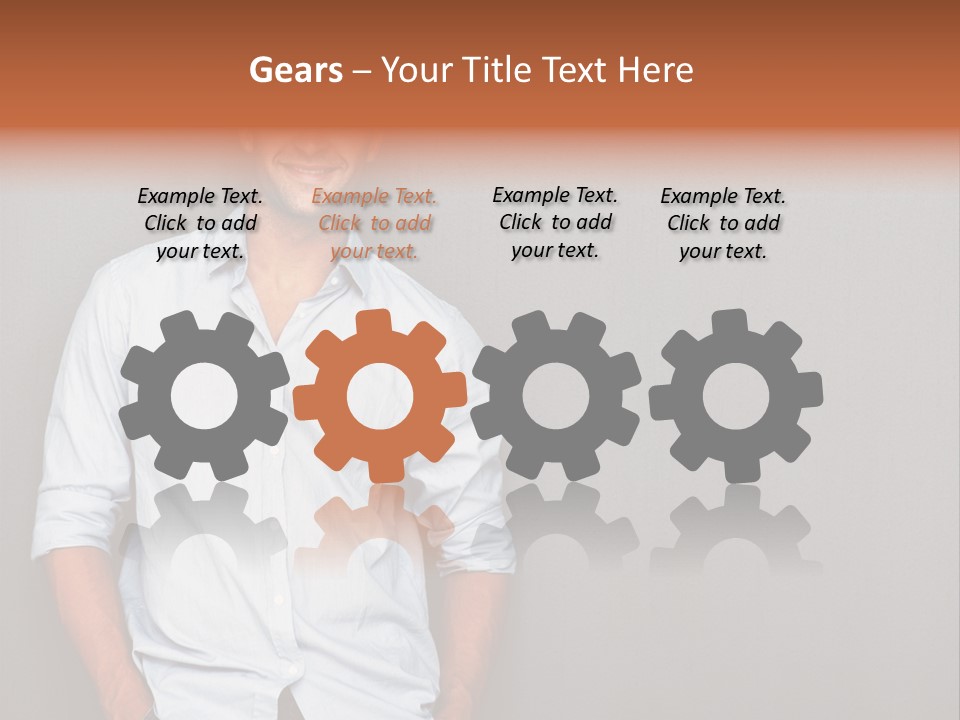 Chair Human Communication PowerPoint Template