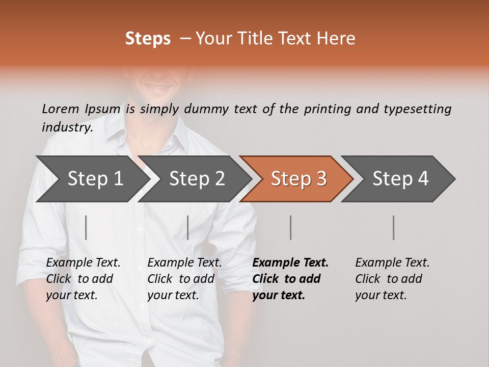 Chair Human Communication PowerPoint Template