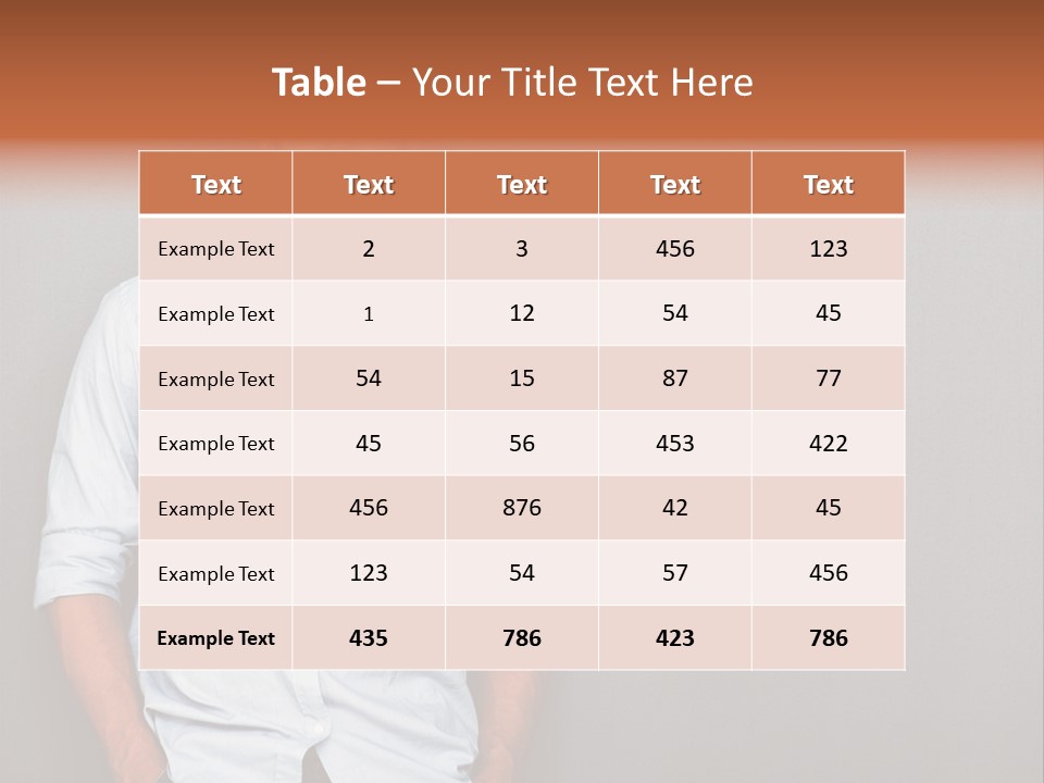 Chair Human Communication PowerPoint Template