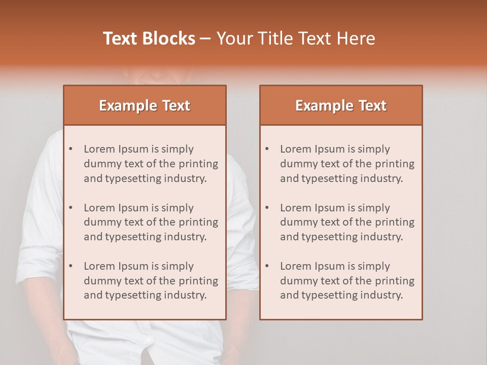 Chair Human Communication PowerPoint Template