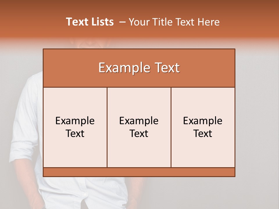 Chair Human Communication PowerPoint Template