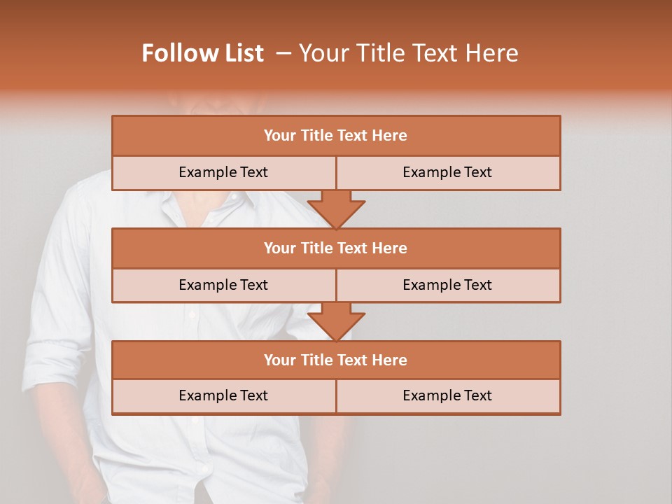 Chair Human Communication PowerPoint Template