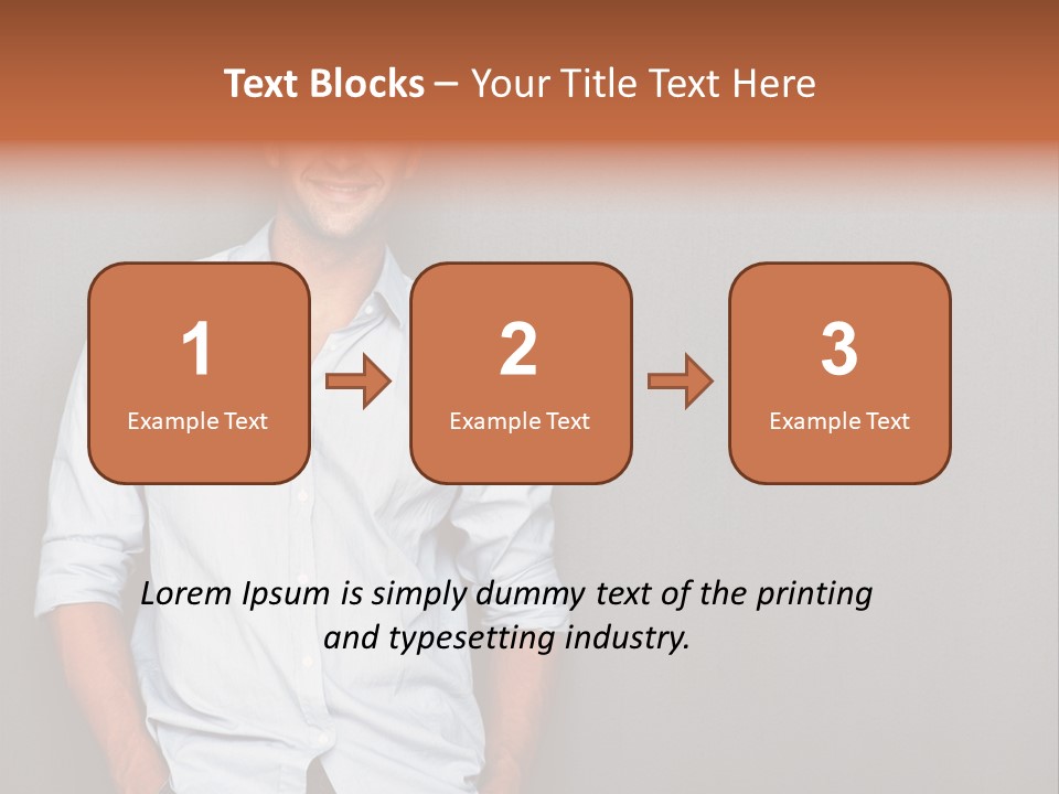 Chair Human Communication PowerPoint Template