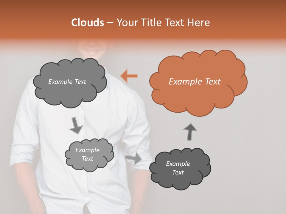 Chair Human Communication PowerPoint Template
