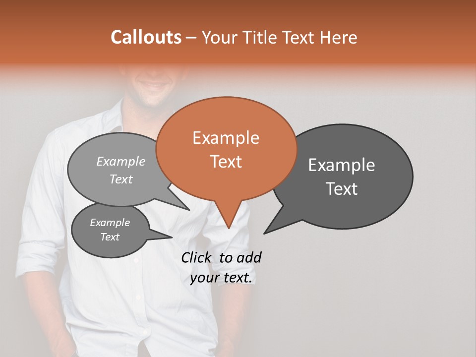 Chair Human Communication PowerPoint Template