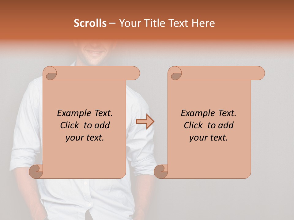 Chair Human Communication PowerPoint Template