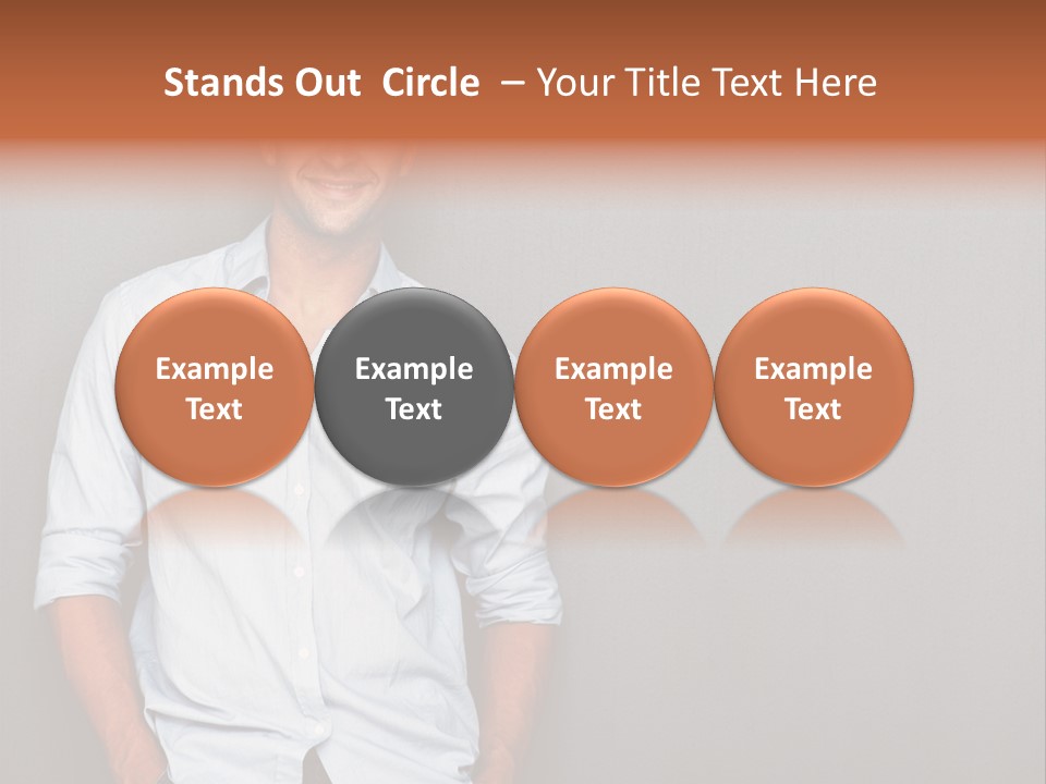 Chair Human Communication PowerPoint Template