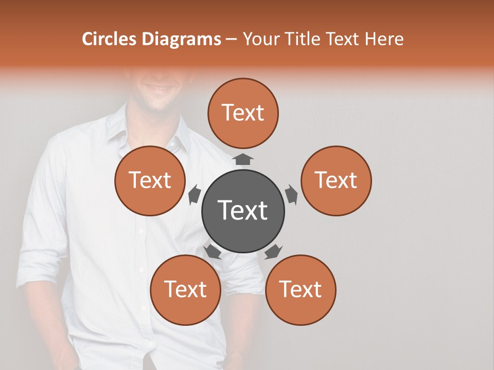 Chair Human Communication PowerPoint Template