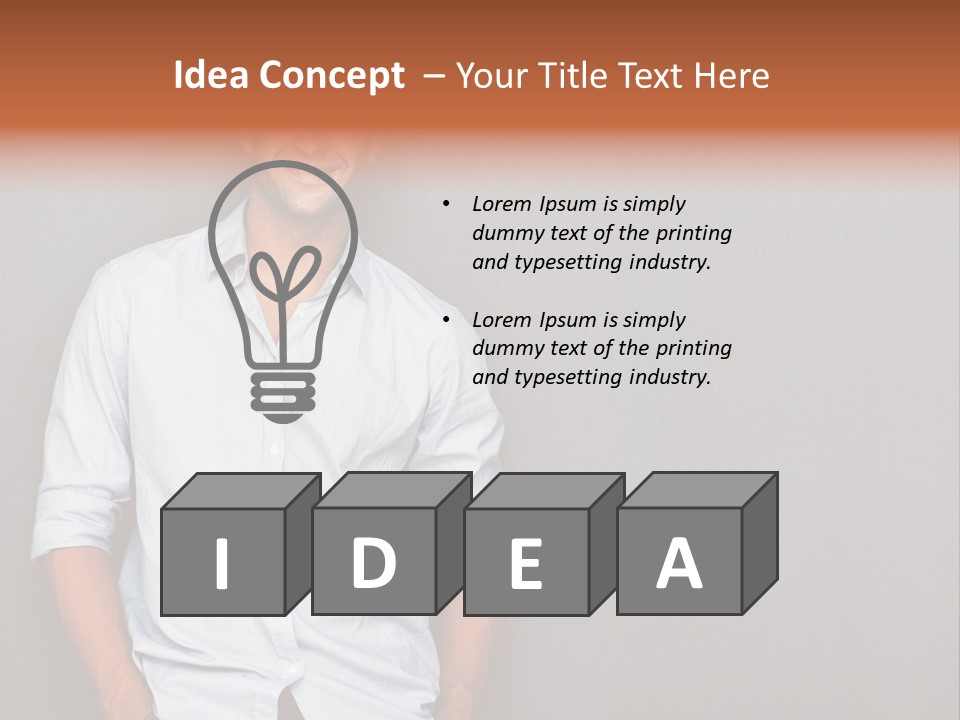 Chair Human Communication PowerPoint Template