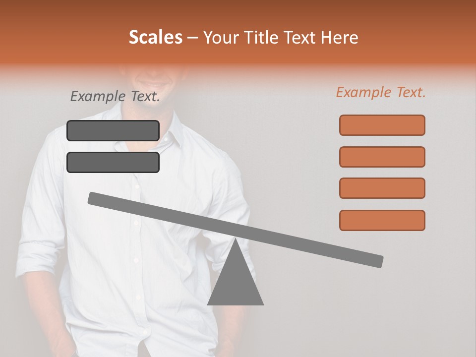 Chair Human Communication PowerPoint Template