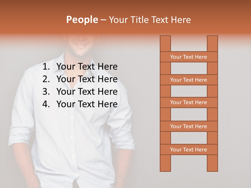 Chair Human Communication PowerPoint Template