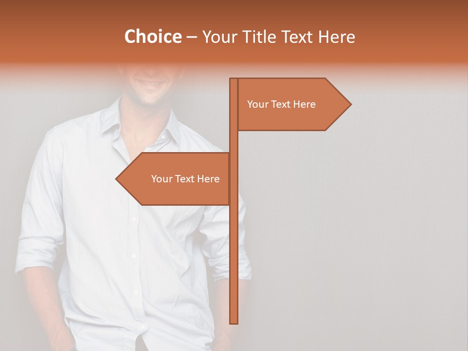 Chair Human Communication PowerPoint Template