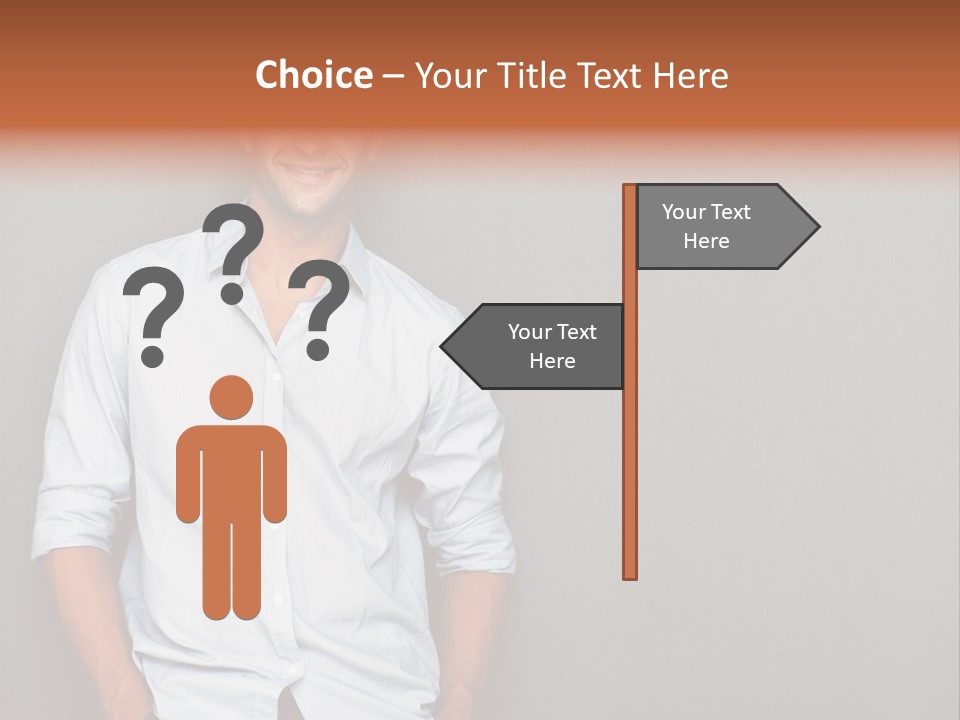 Chair Human Communication PowerPoint Template